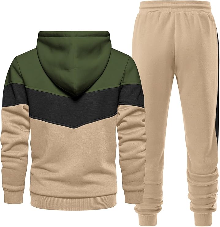 Men Casual Hooded Tracksuit