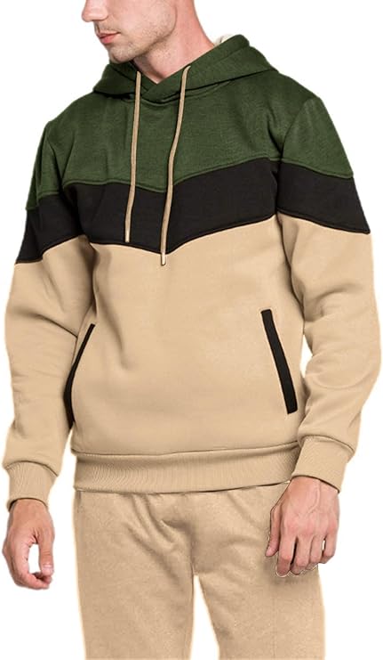 Men Casual Hooded Tracksuit