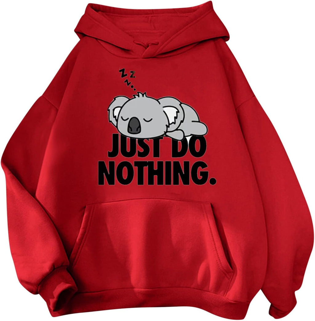 Just do Nothing Koala Hoodie