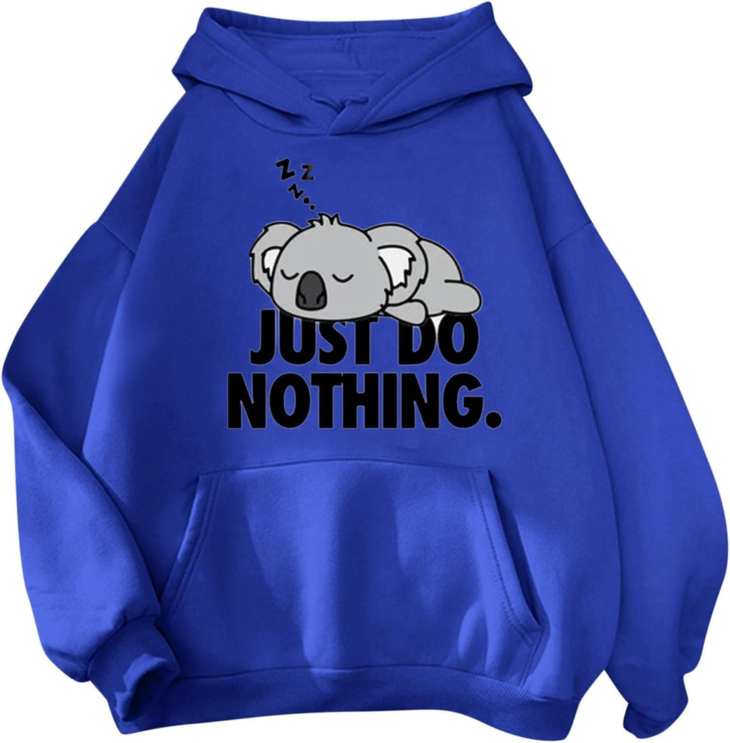 Just do Nothing Koala Hoodie