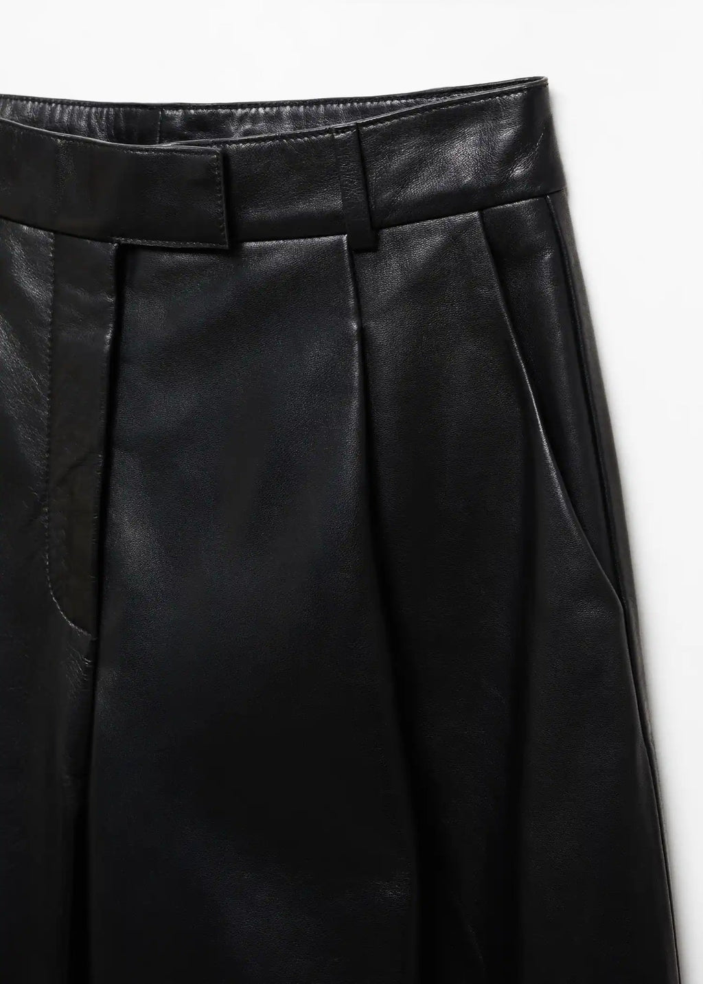 Leather Straight Pants for Women