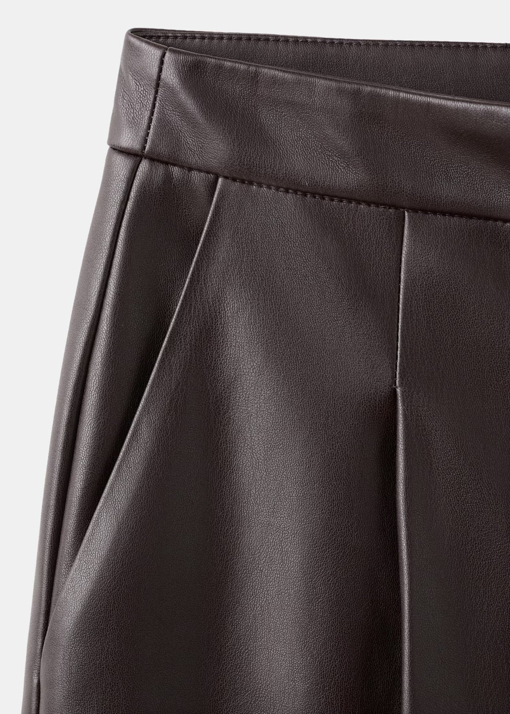 Women Leather Trouser Pants