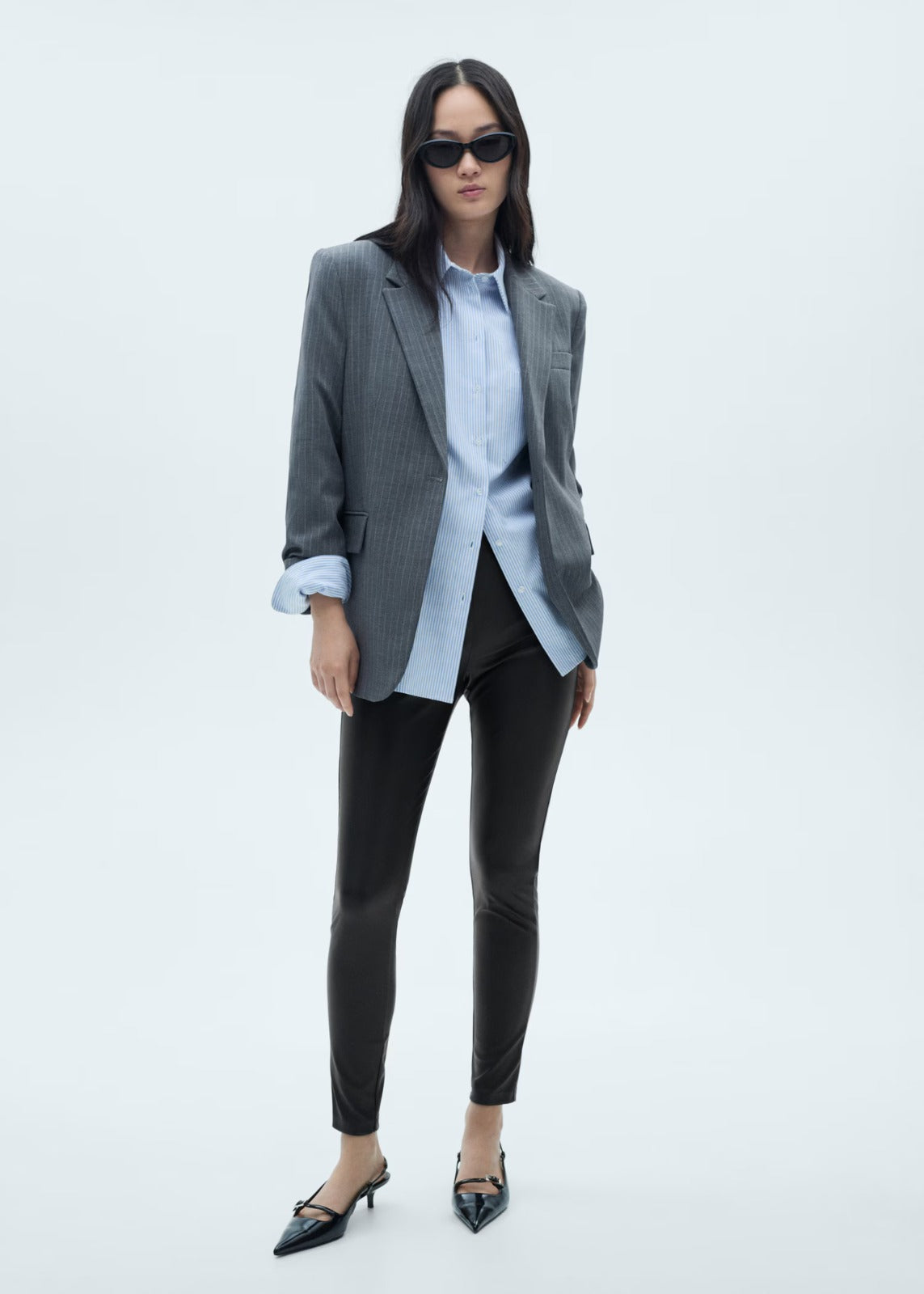 Leather High Waist Pant for Women