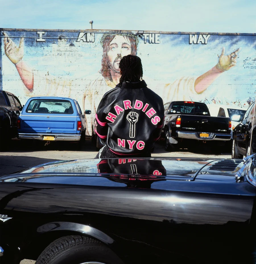 Avirex x Hardies Leather Bomber Jacket