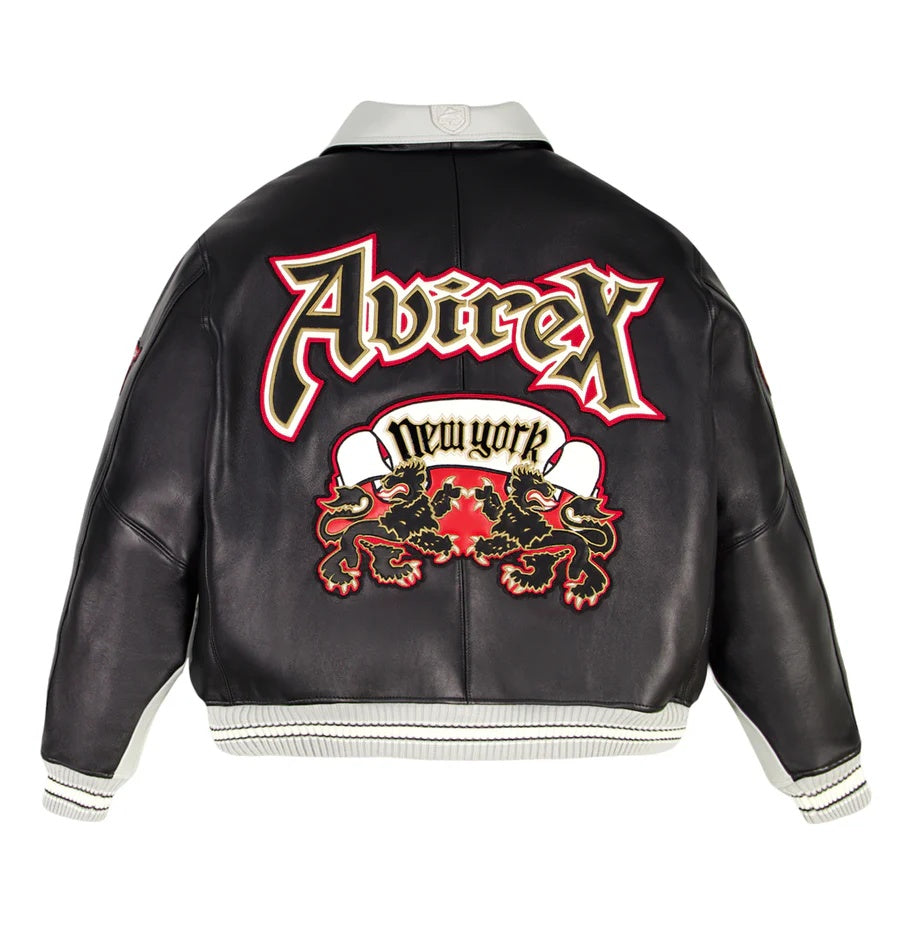 Avirex Goth Style Bomber Jacket