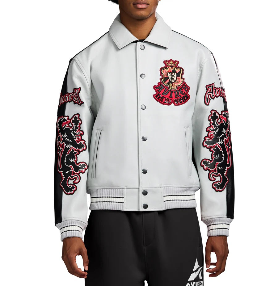 Avirex Goth Style Bomber Jacket