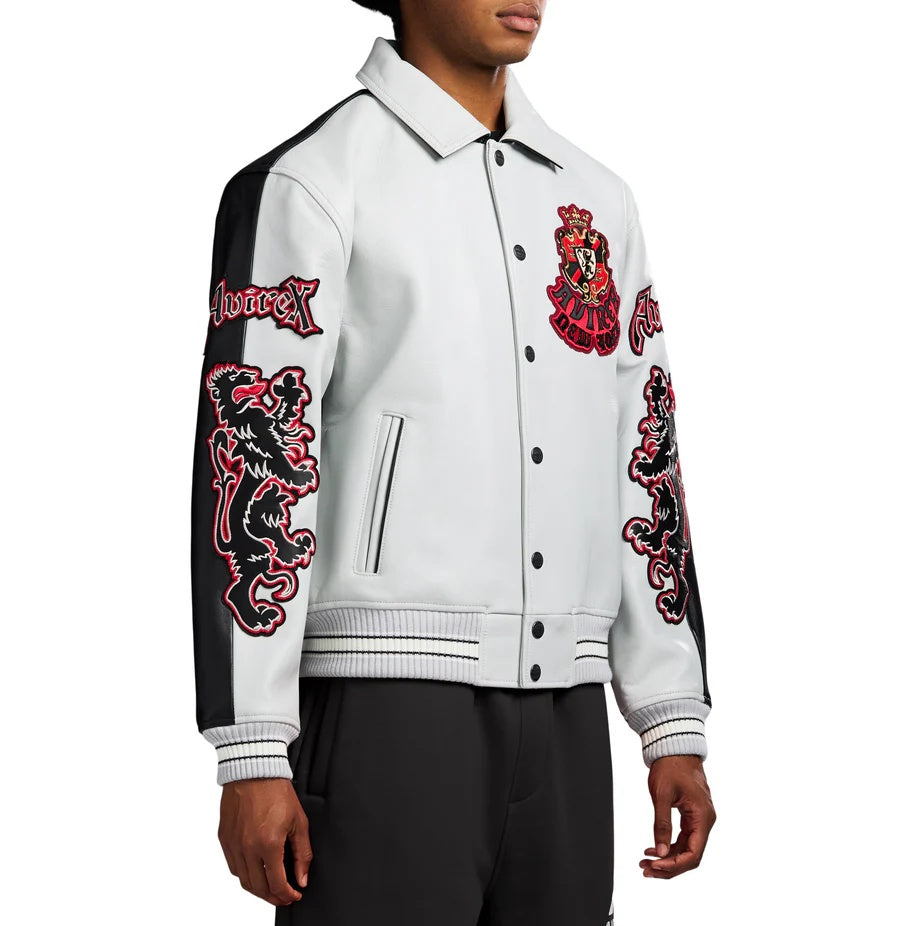 Avirex Goth Style Bomber Jacket