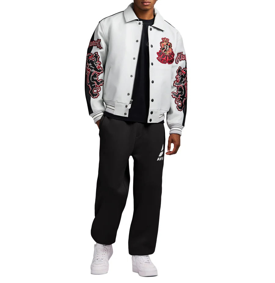 Avirex Goth Style Bomber Jacket