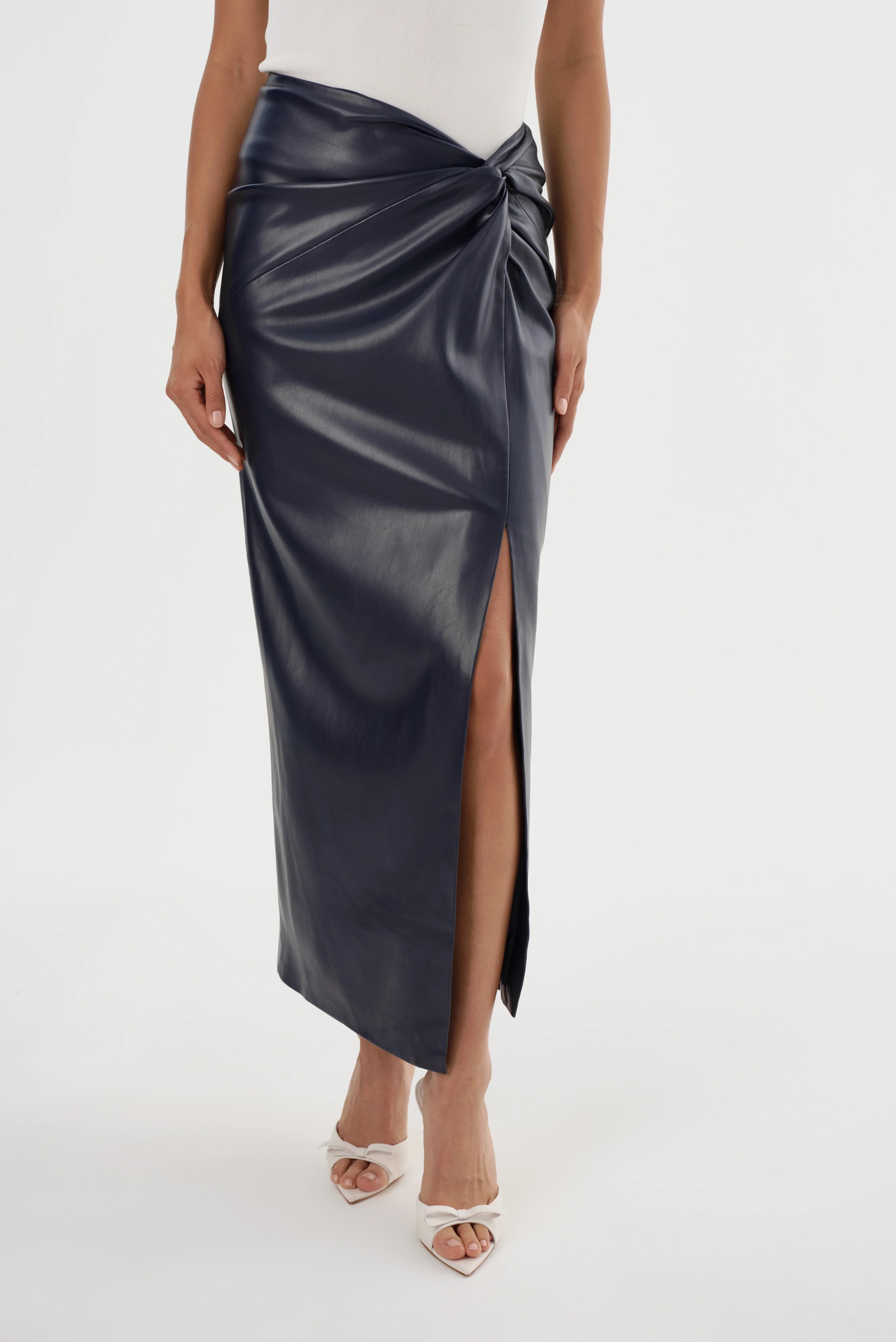 Leather Classy Maxi Skirt