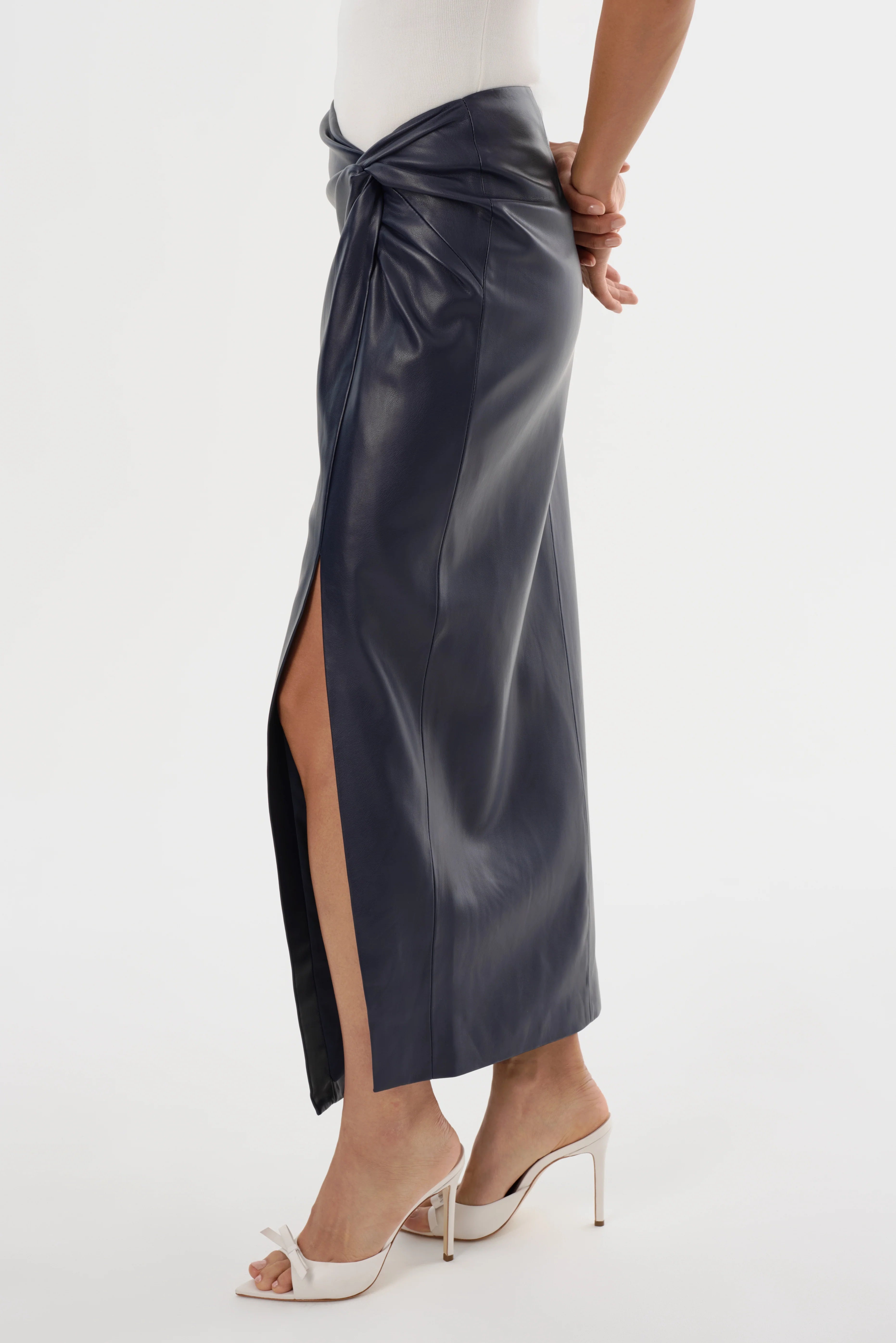 Leather Classy Maxi Skirt