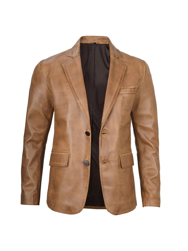 Men's Camel Brown Blazer