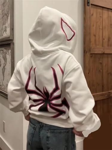 Spider Printed Aesthetic Hoodie