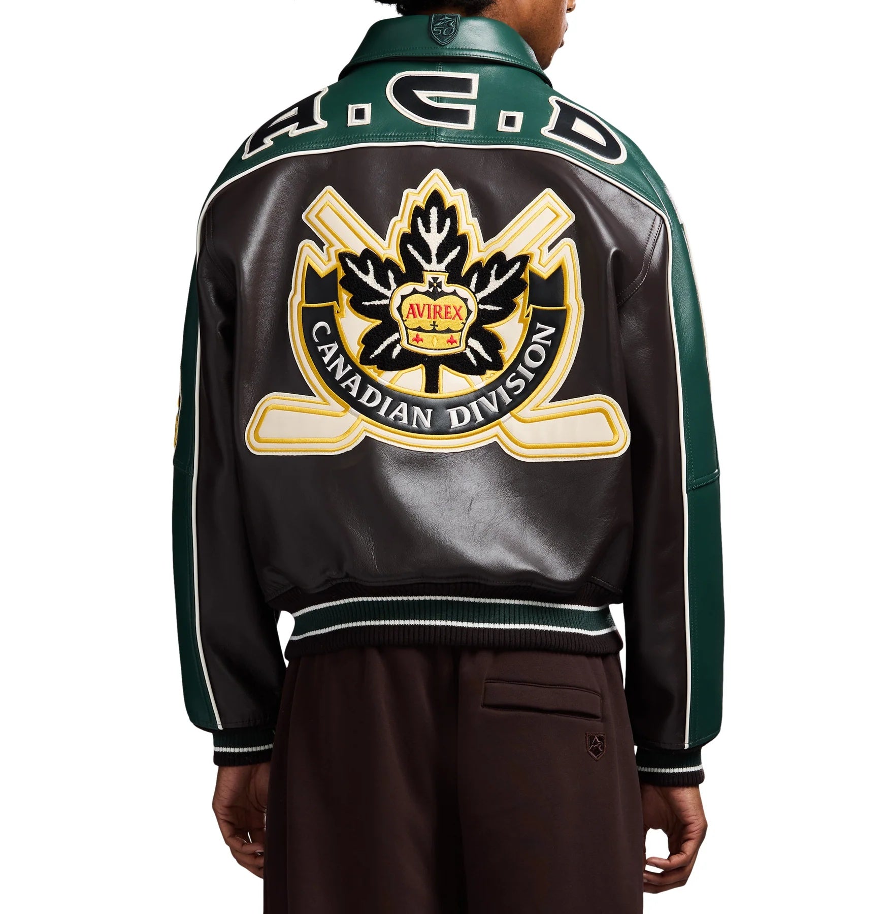 Avirex Canadian Division Leather Jacket – Premium Heritage Streetwear