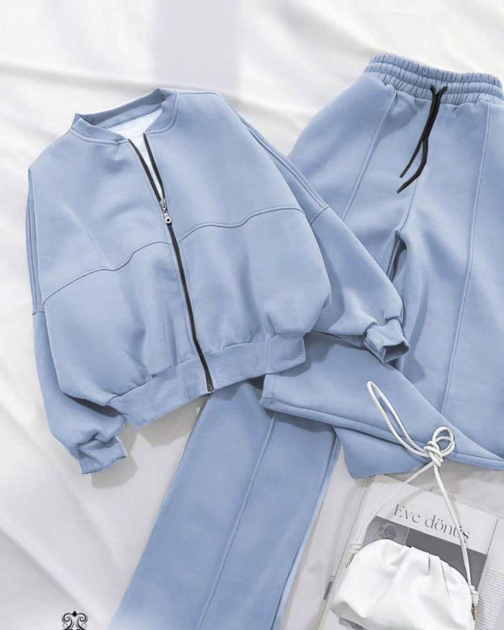 Girls Casual Fashion Perfect Zipper Two Piece Set