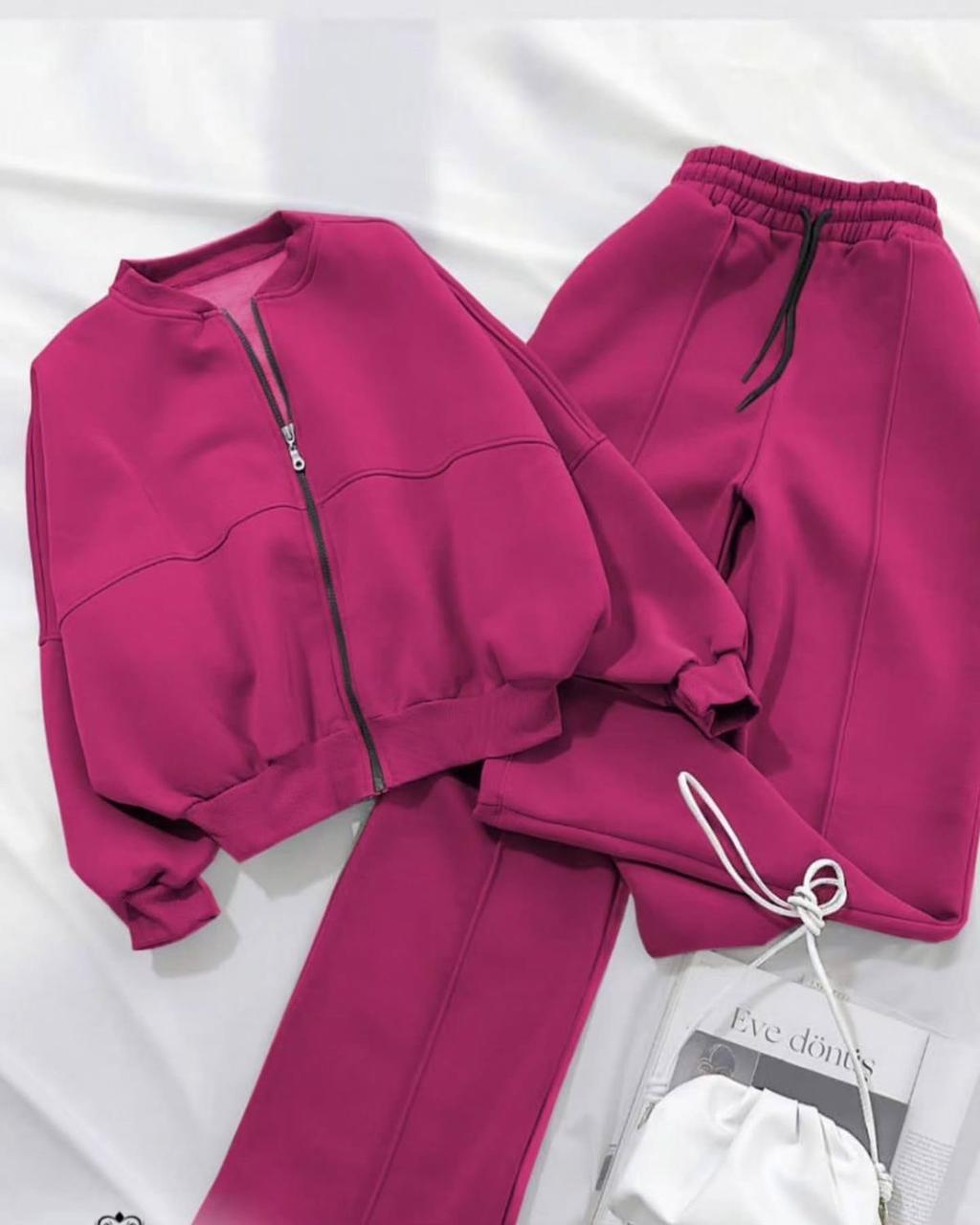 Girls Casual Fashion Perfect Zipper Two Piece Set