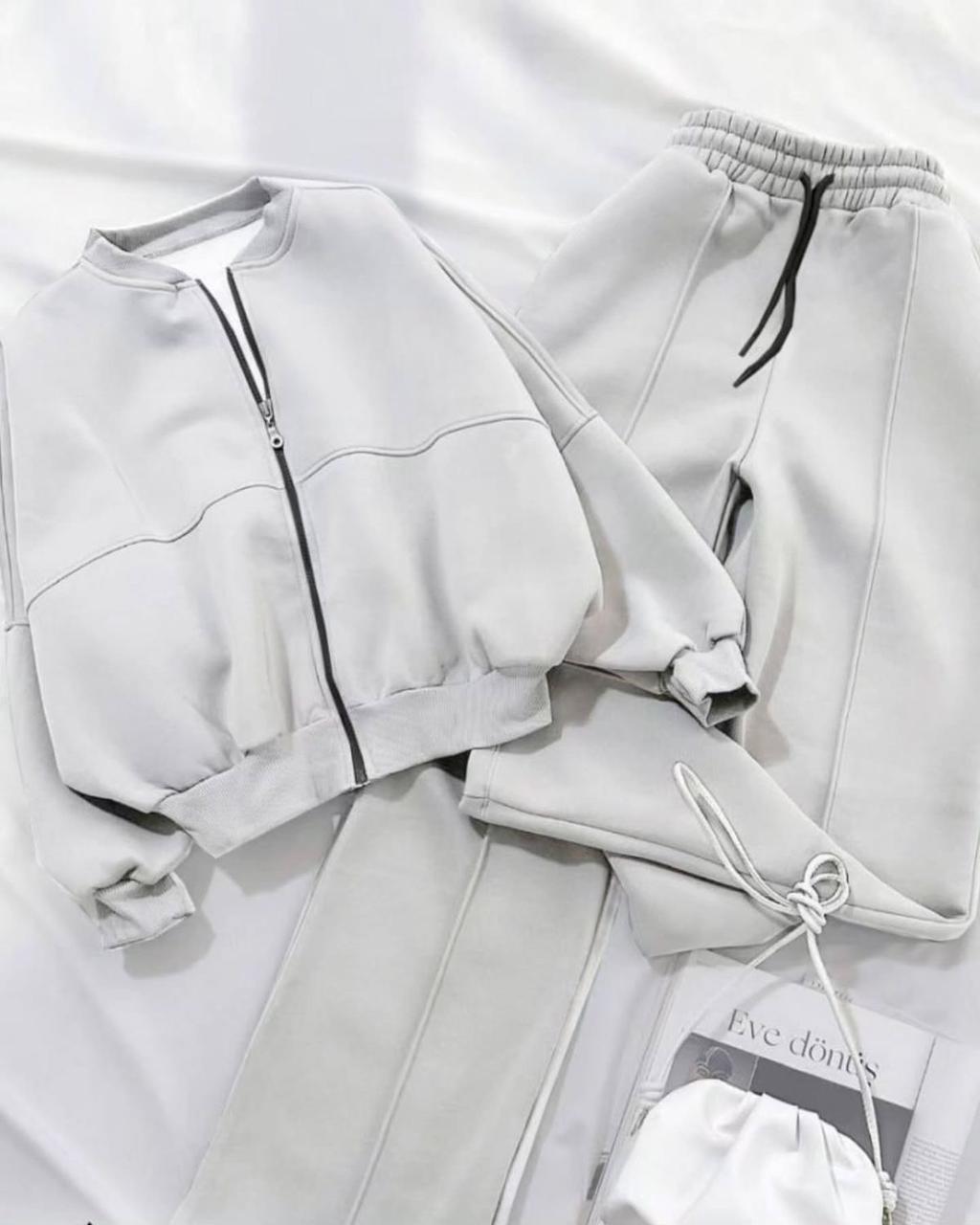 Girls Casual Fashion Perfect Zipper Two Piece Set