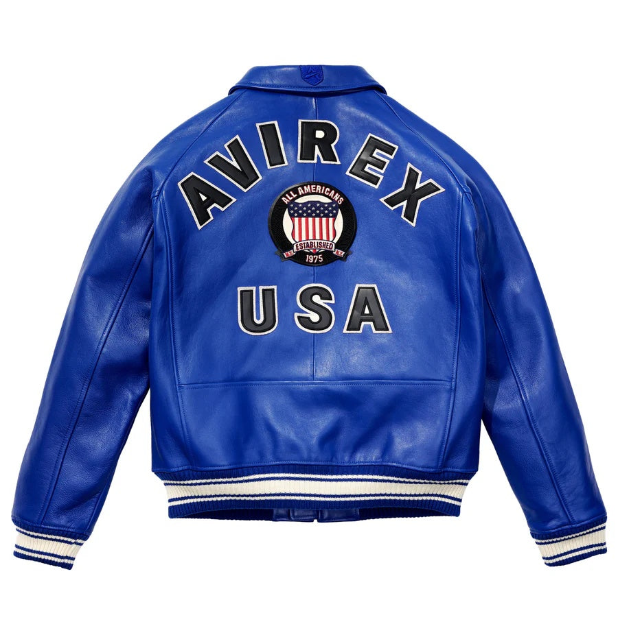 Avirex Icon Leather Jacket Classic Streetwear Statement