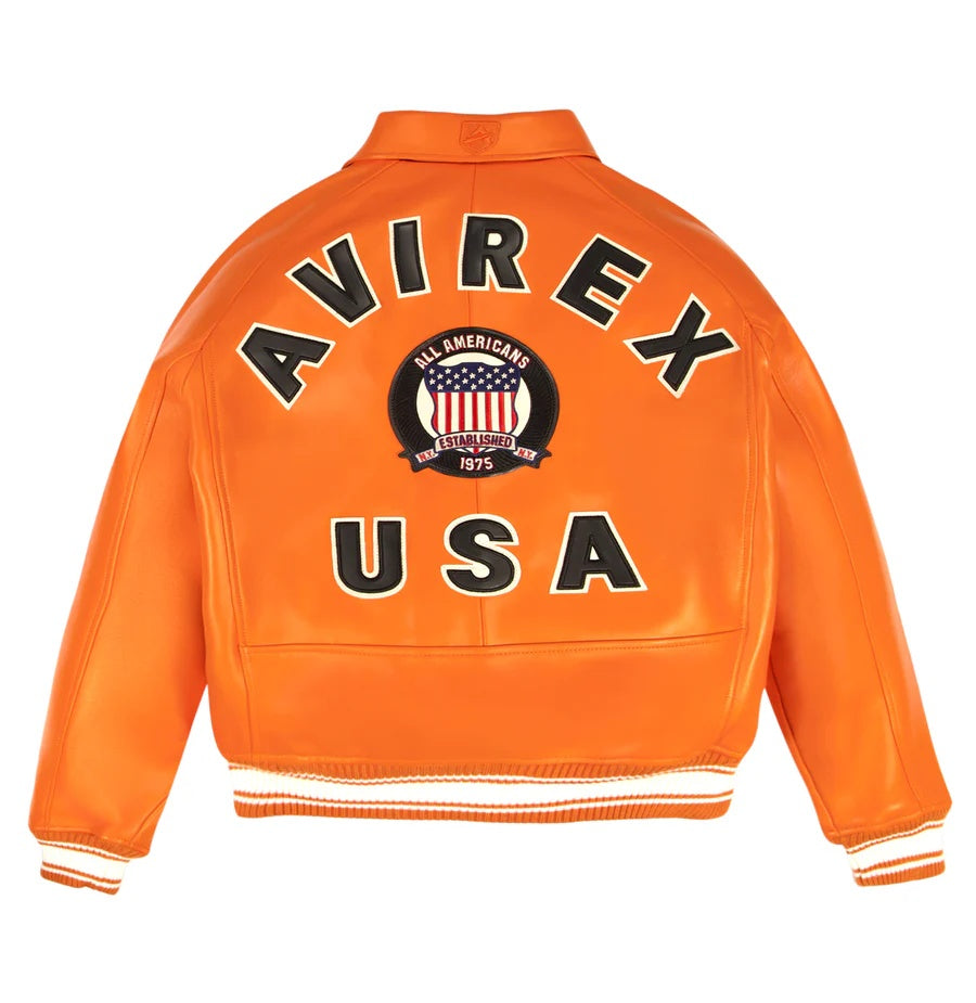 Avirex Icon Leather Jacket Classic Streetwear Statement