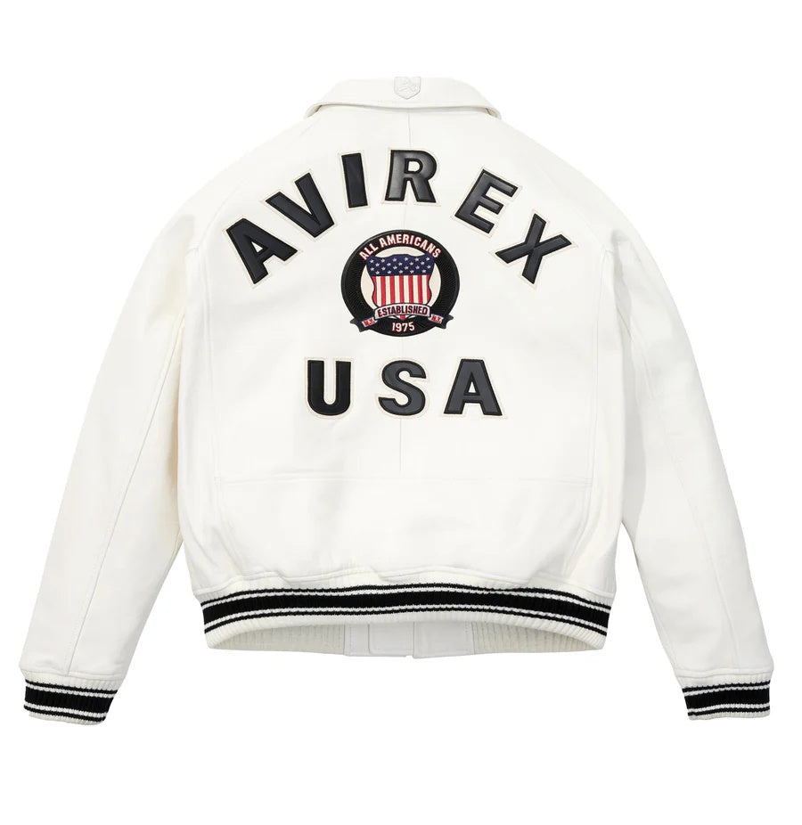 Avirex Iconic Leather Jacket – Timeless Streetwear Classic