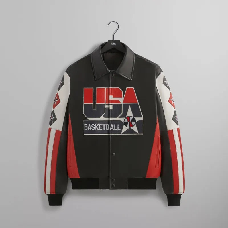 Kith USA Basketball Leather Jacket