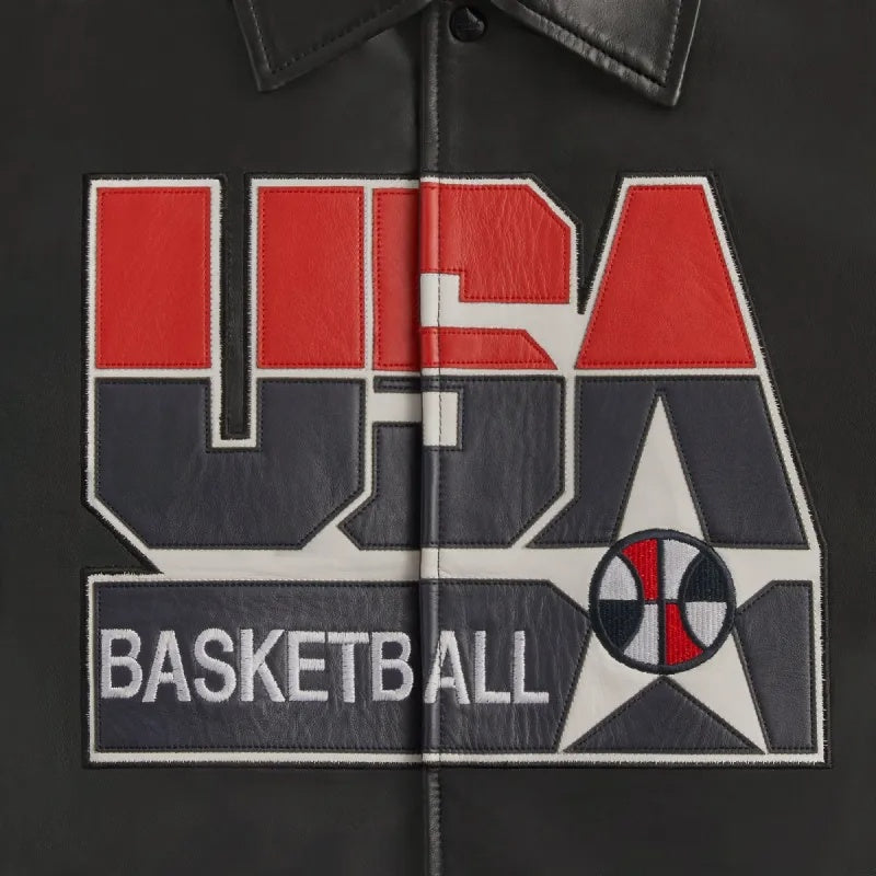 Kith USA Basketball Leather Jacket