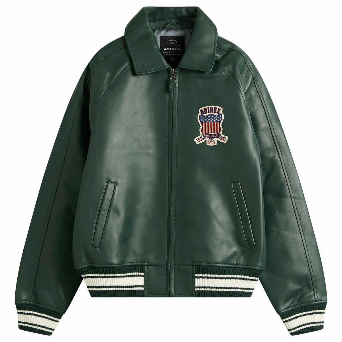 Avirex USA Leather Jacket Iconic American Streetwear Style