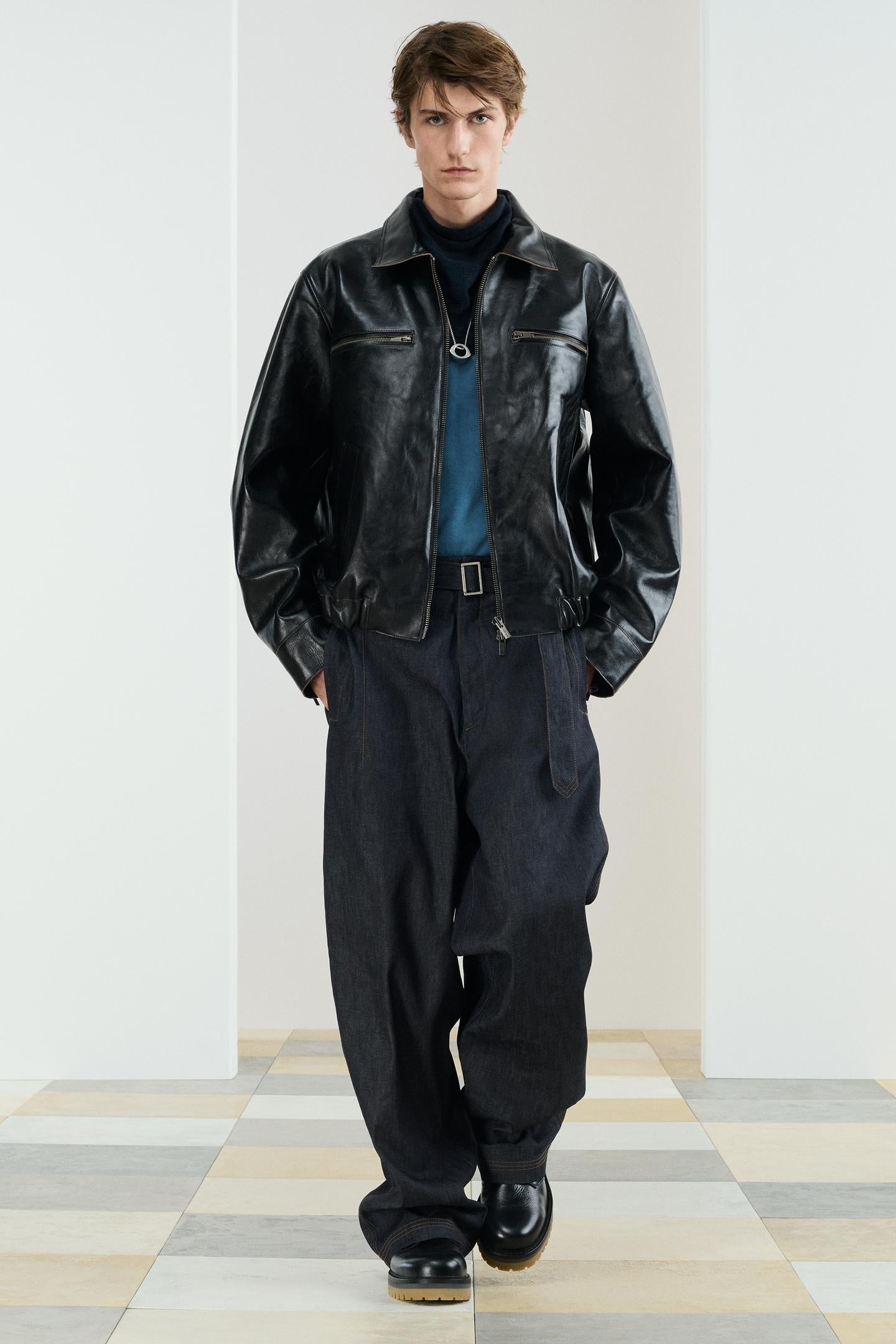 Leather Biker Jacket – Classic Streetwear Outerwear