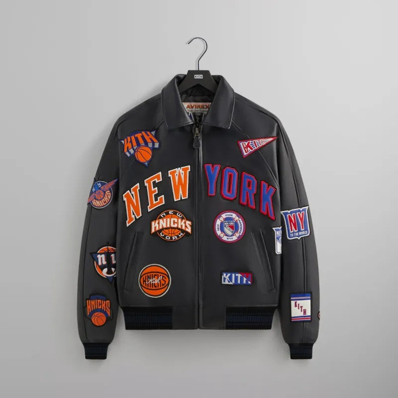 Kith X Avirex for Madison Square Garden Sports Icon Jacket