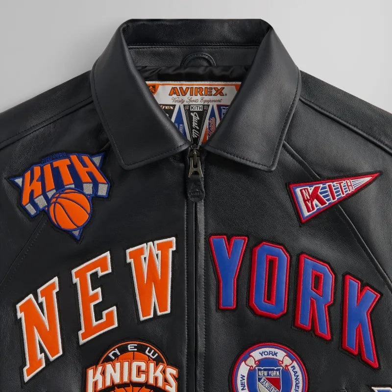 Kith X Avirex for Madison Square Garden Sports Icon Jacket