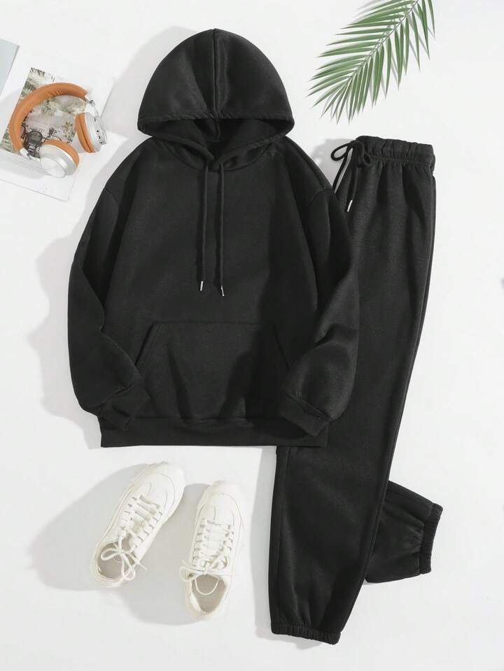 Girls Casual Hoodie Set Regular Fit