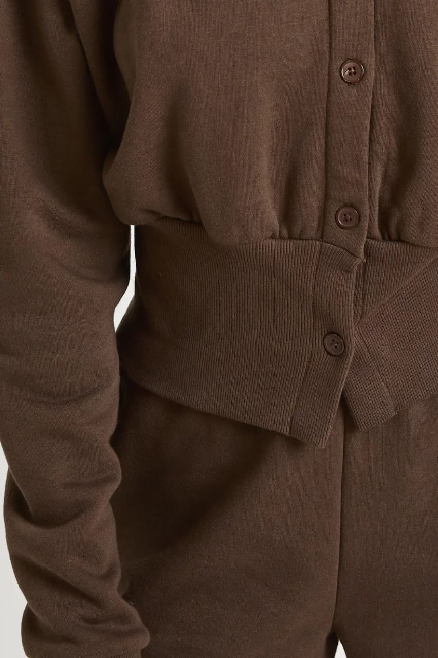 Women's 2 Piece Lounge Wear Set in Brown