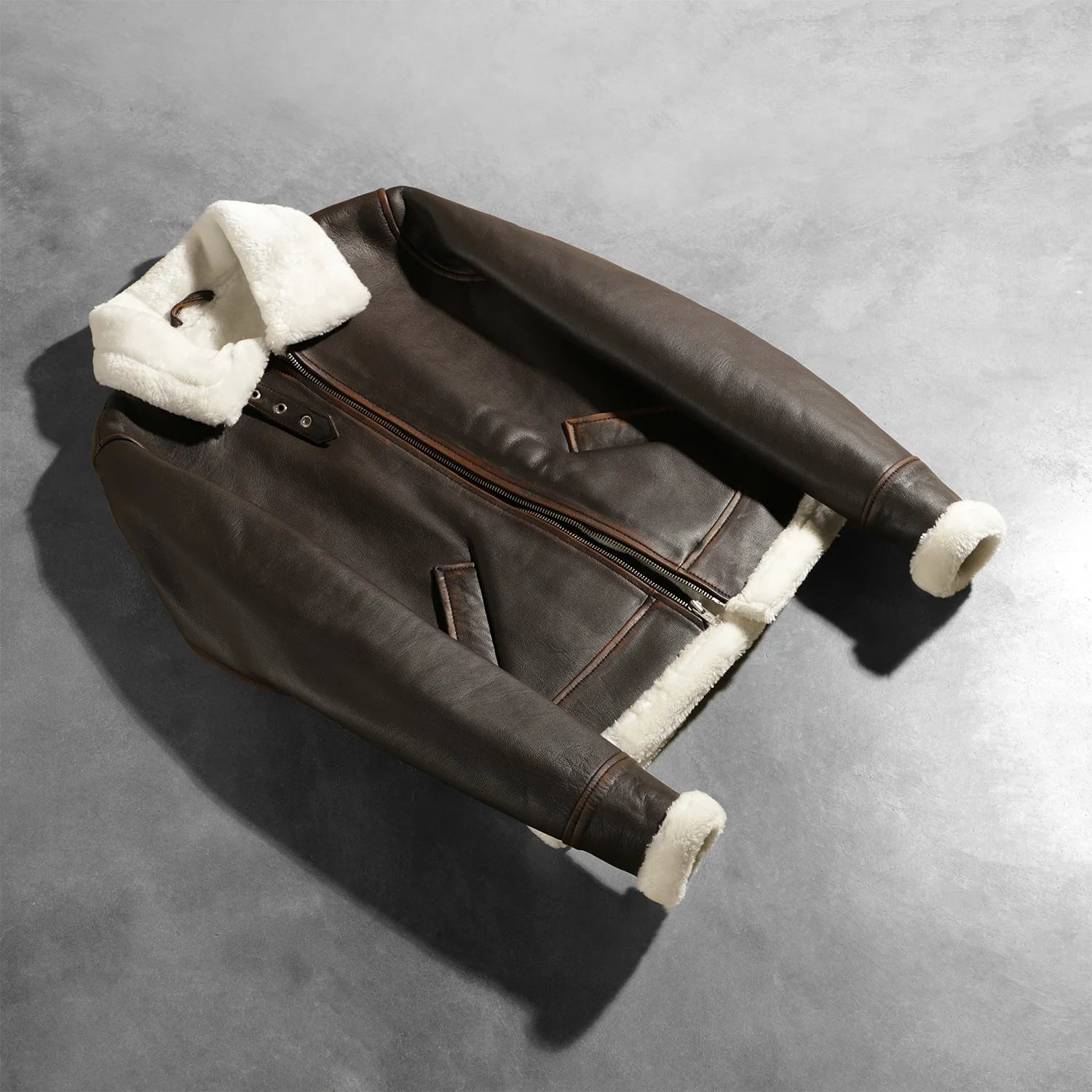 Women's B3 Leather Bomber Jacket