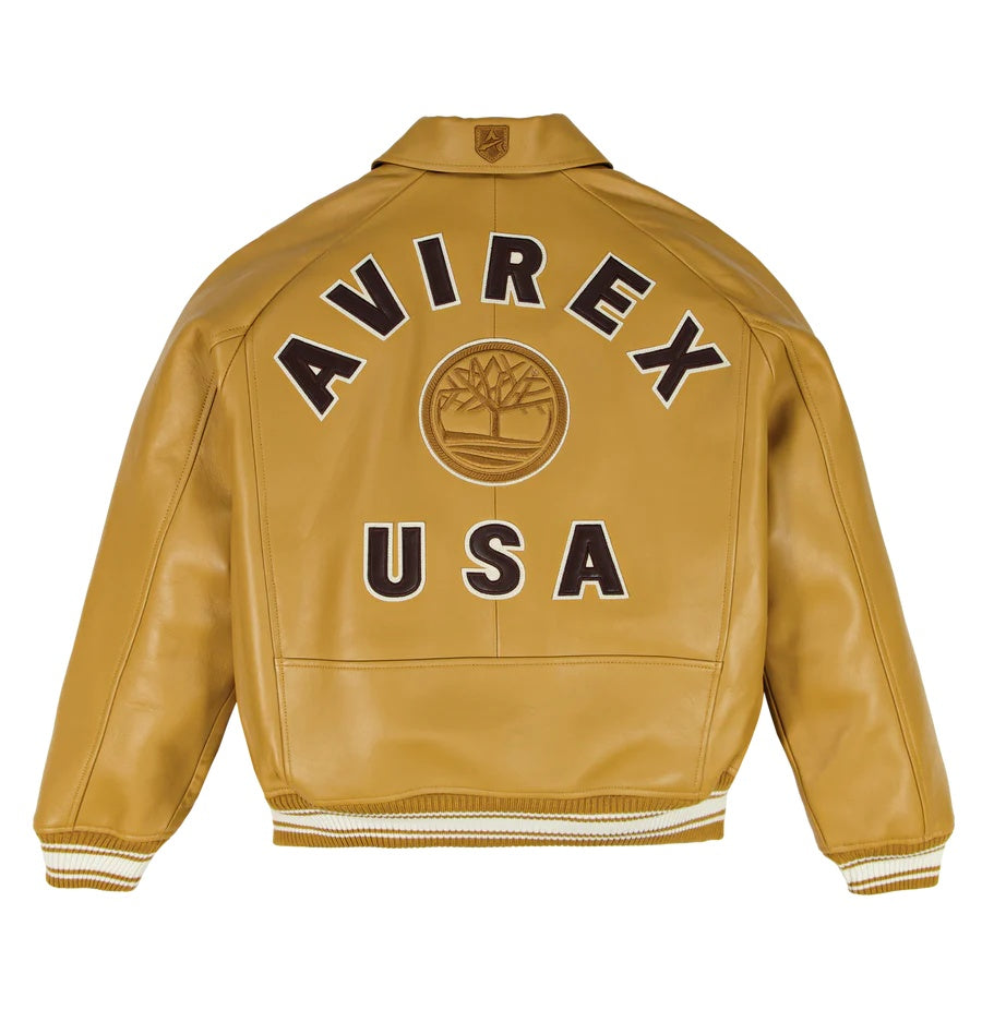 Avirex Iconic Leather Jacket – Timeless Streetwear Classic